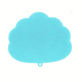 Silicone Bath Body Brush Back Scrubber Foot Massager Mat